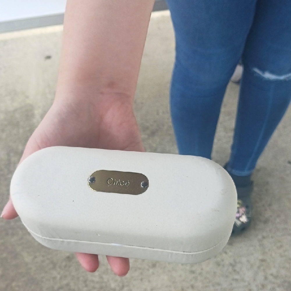 Chloé Cream Glasses Case